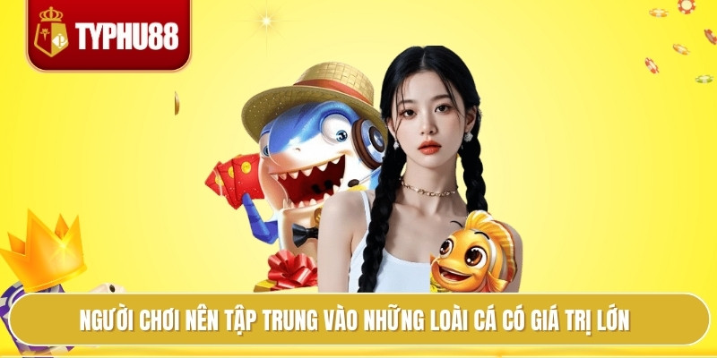 Người chơi nên tập trung vào những loài cá có giá trị lớn